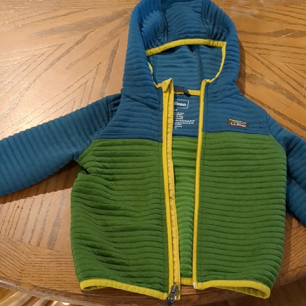 Ll Bean 3T Jacket Blue And Green